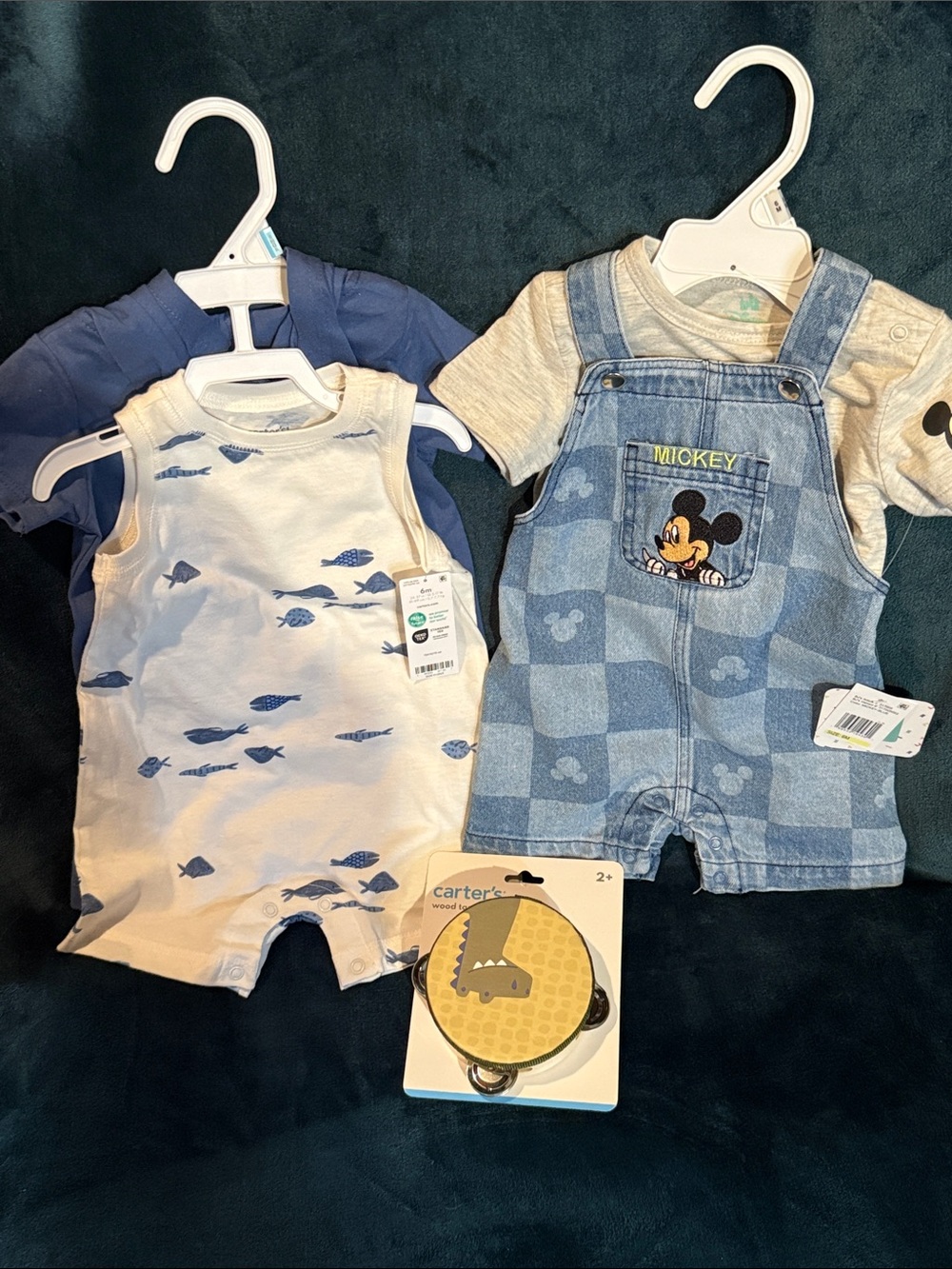 NWT 6 month kids bundle with toy